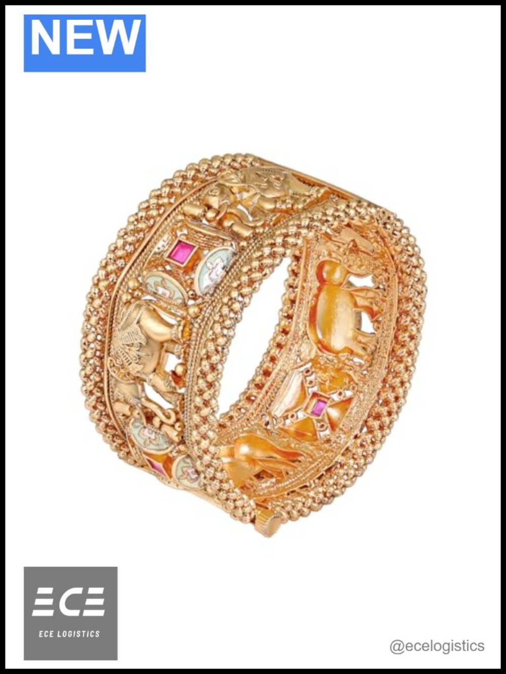 Indian Designer Bangle Kada Ethnic Bollywood Wedding Fashion Jewelry Women